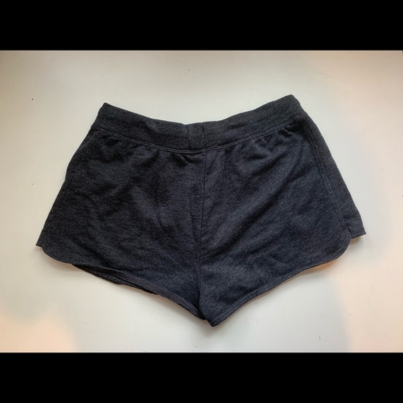 grey mini shorts - Picture 2 of 2
